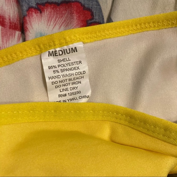 Little Yellow String Triangle Bikini Set - Picture 5 of 6